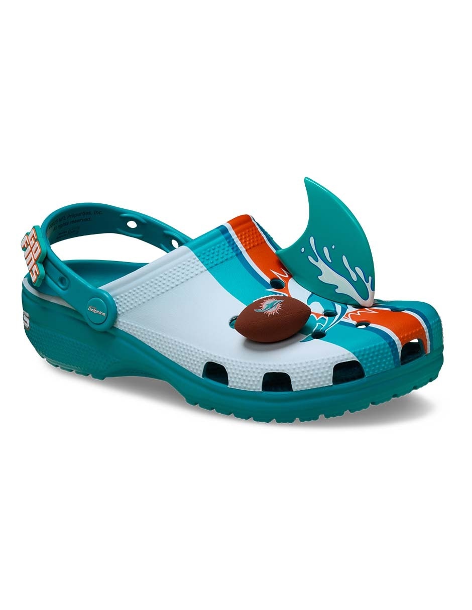 Sandalia crocs NFL miami dolphins cls clg para hombre