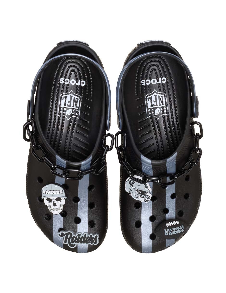 Sandalia Nfl Las Vegas Raiders Cls Clg para hombre 6