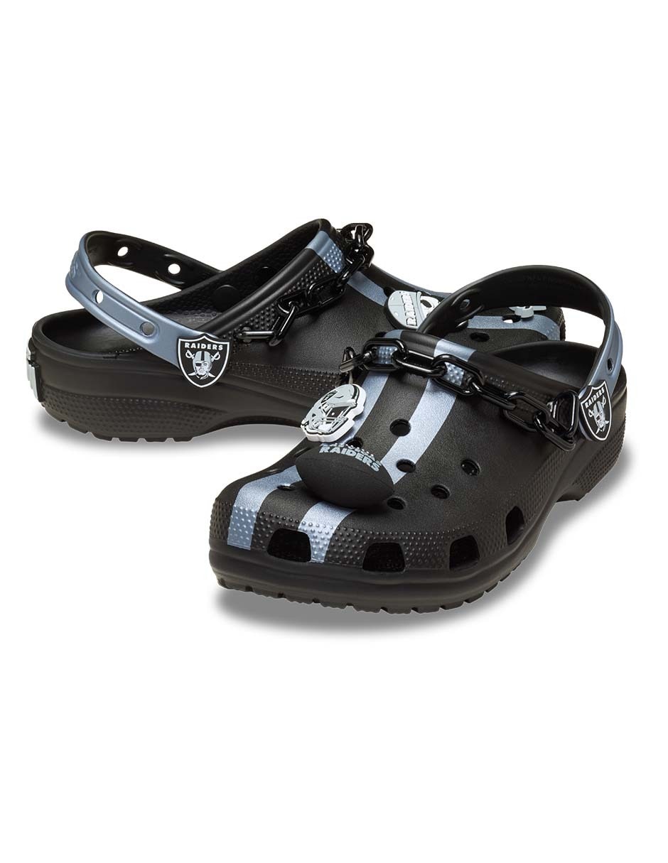 Sandalia Nfl Las Vegas Raiders Cls Clg para hombre 5
