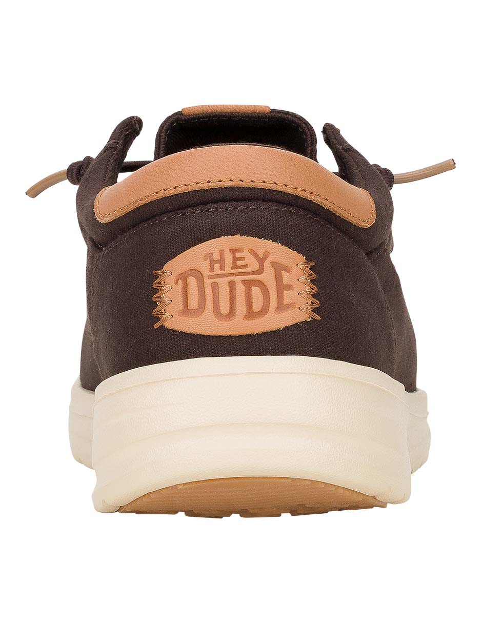 Mocasín hey dude paul canvas para hombre