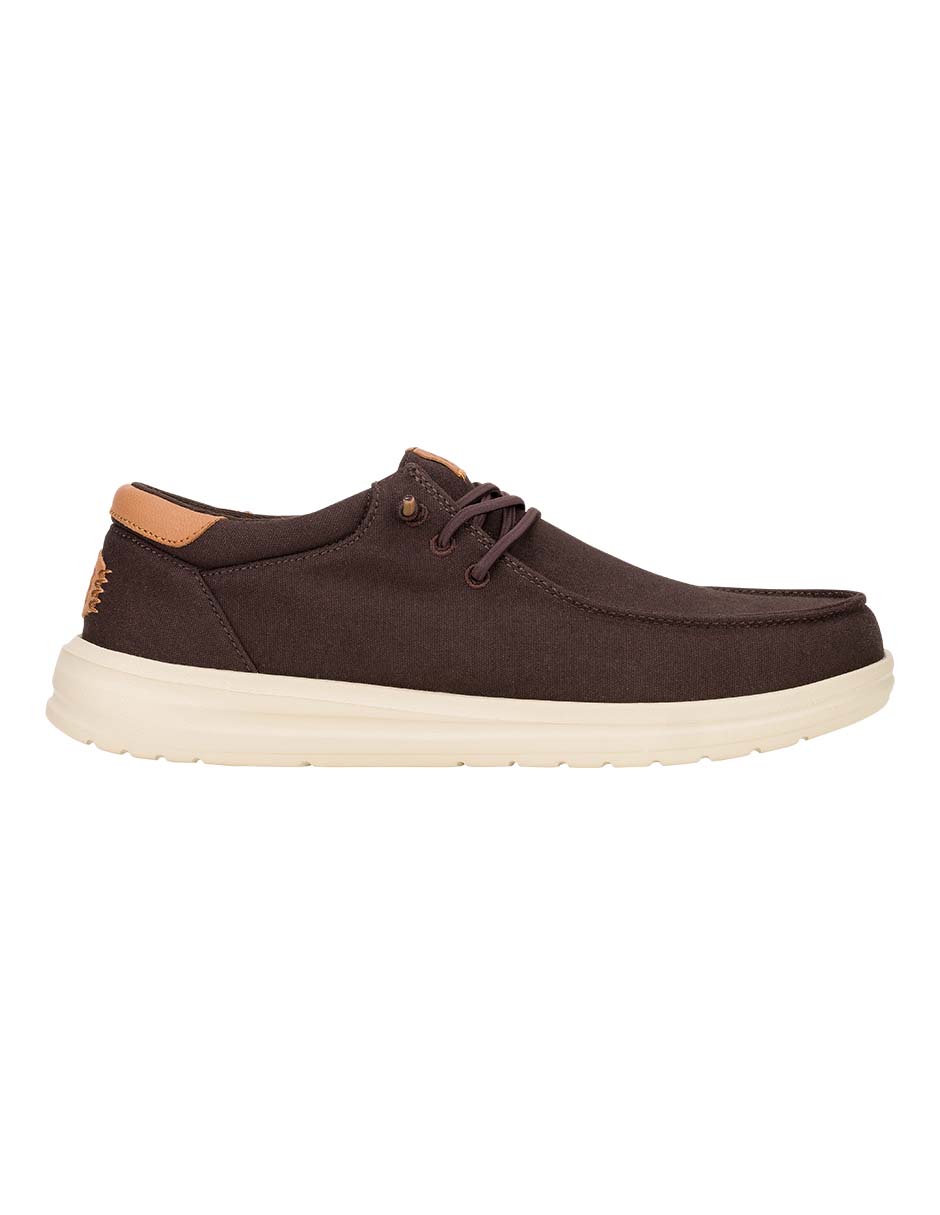 Mocasín hey dude paul canvas para hombre