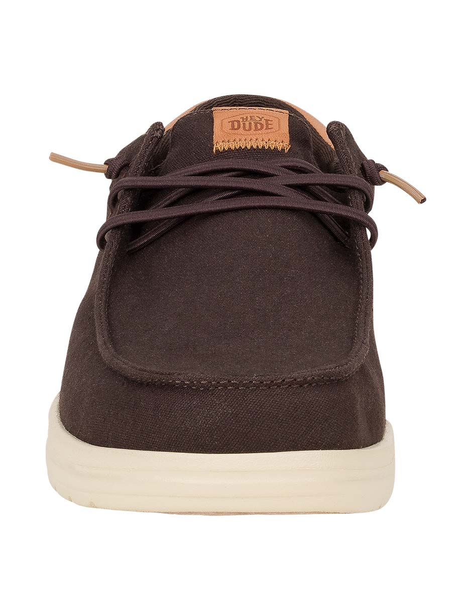 Mocasín hey dude paul canvas para hombre