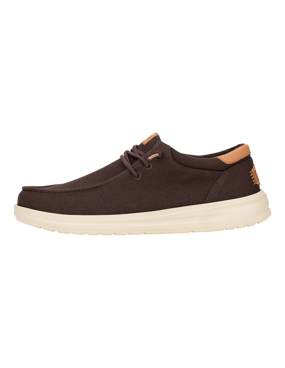 Mocasín paul canvas para hombre