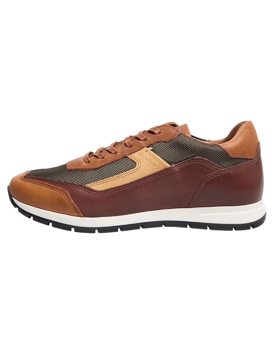Tenis De Piel Vector Para Hombre