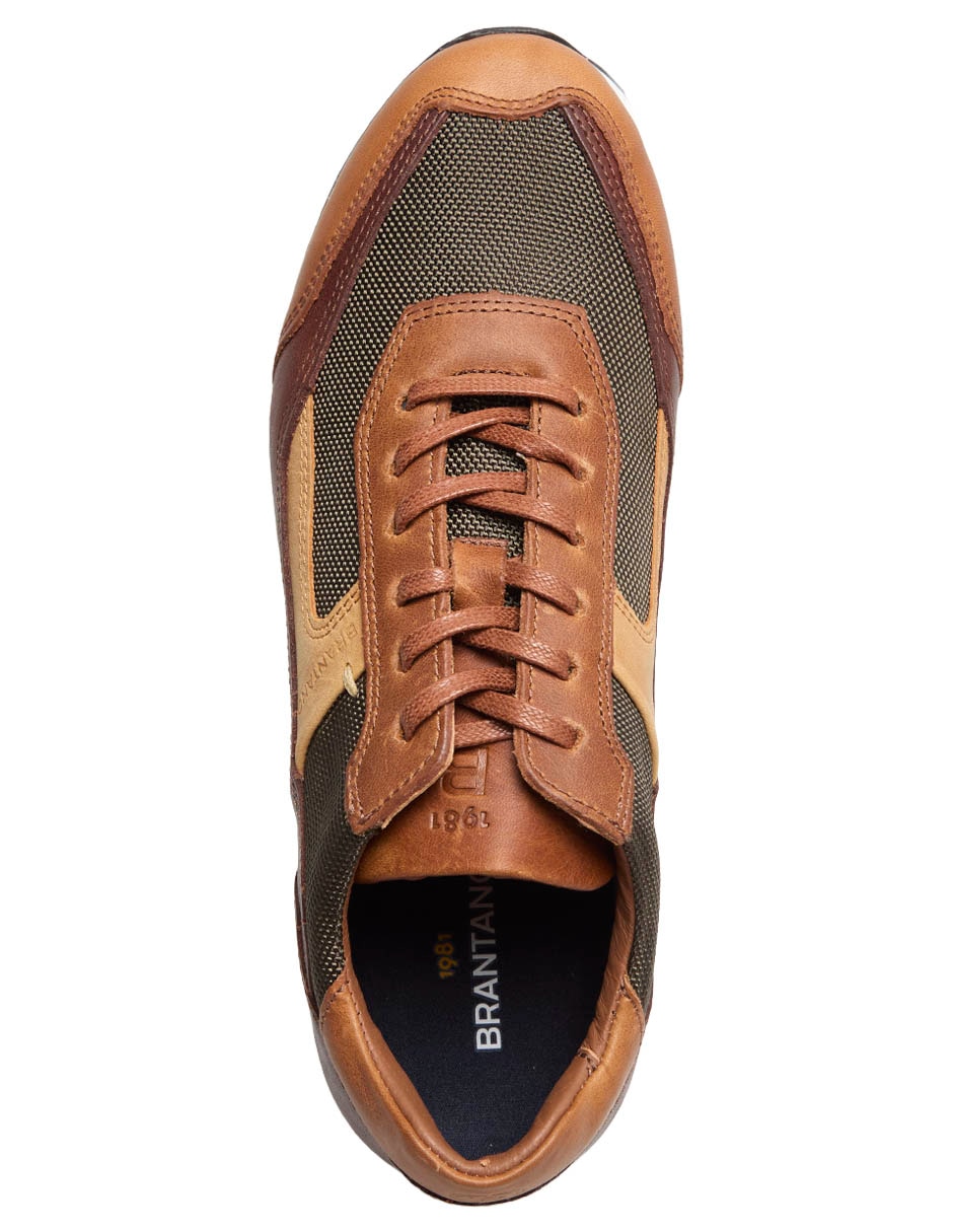 Tenis de piel brantano vector para hombre