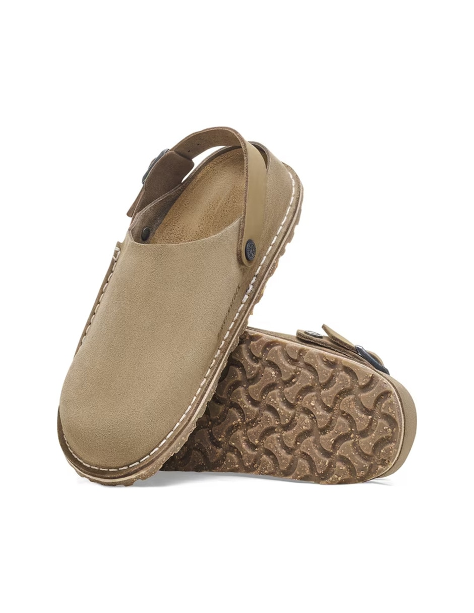 Sandalia Birkenstock Lutry Premium Leve Gray Taupe para hombre