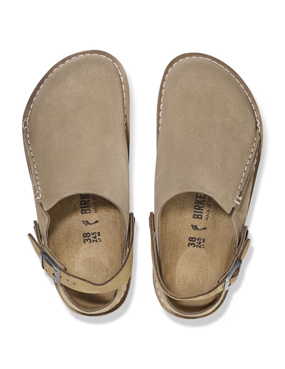 Sandalia Birkenstock Lutry Premium Leve Gray Taupe para hombre