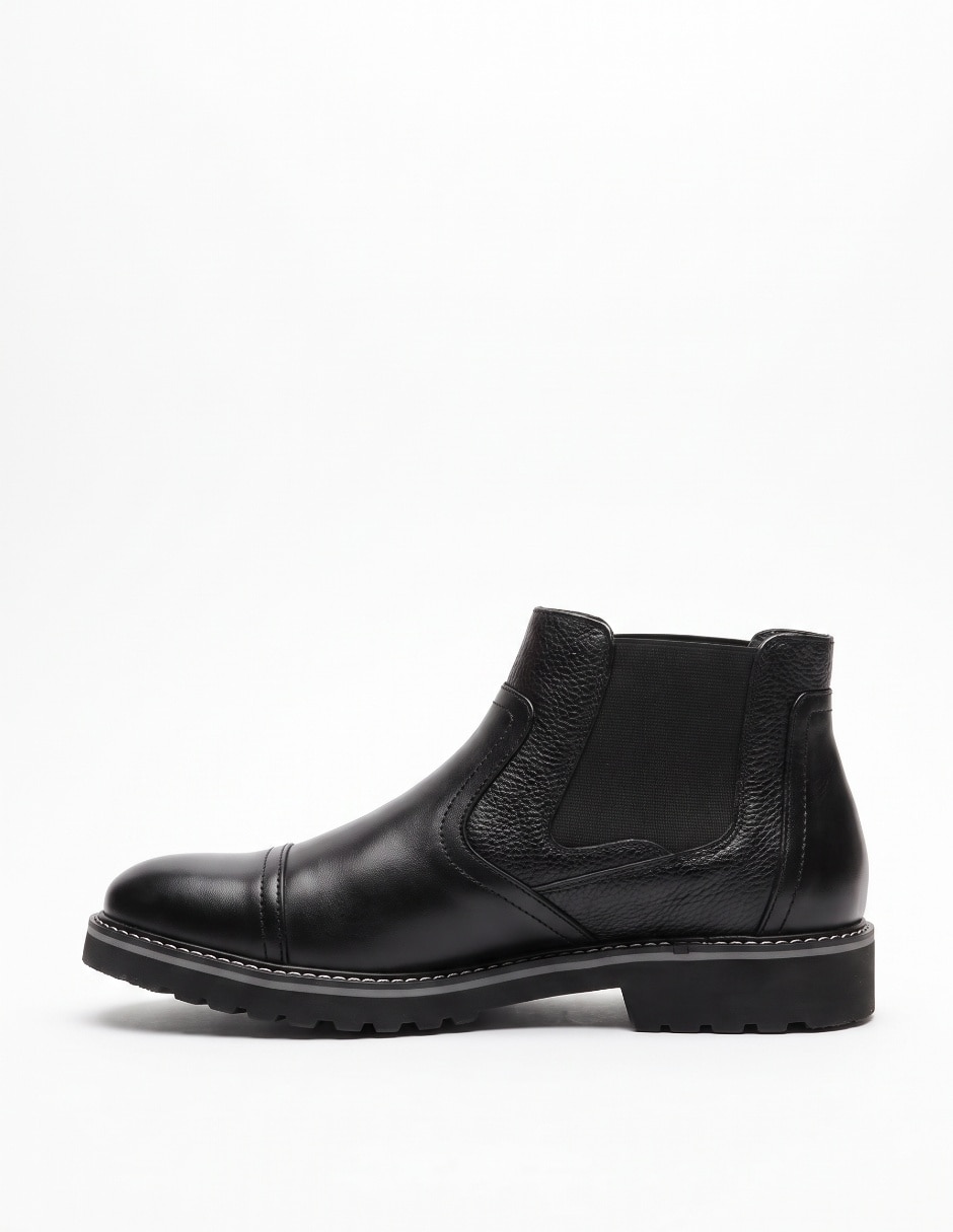 Botín de piel para hombre Botín de piel para hombre