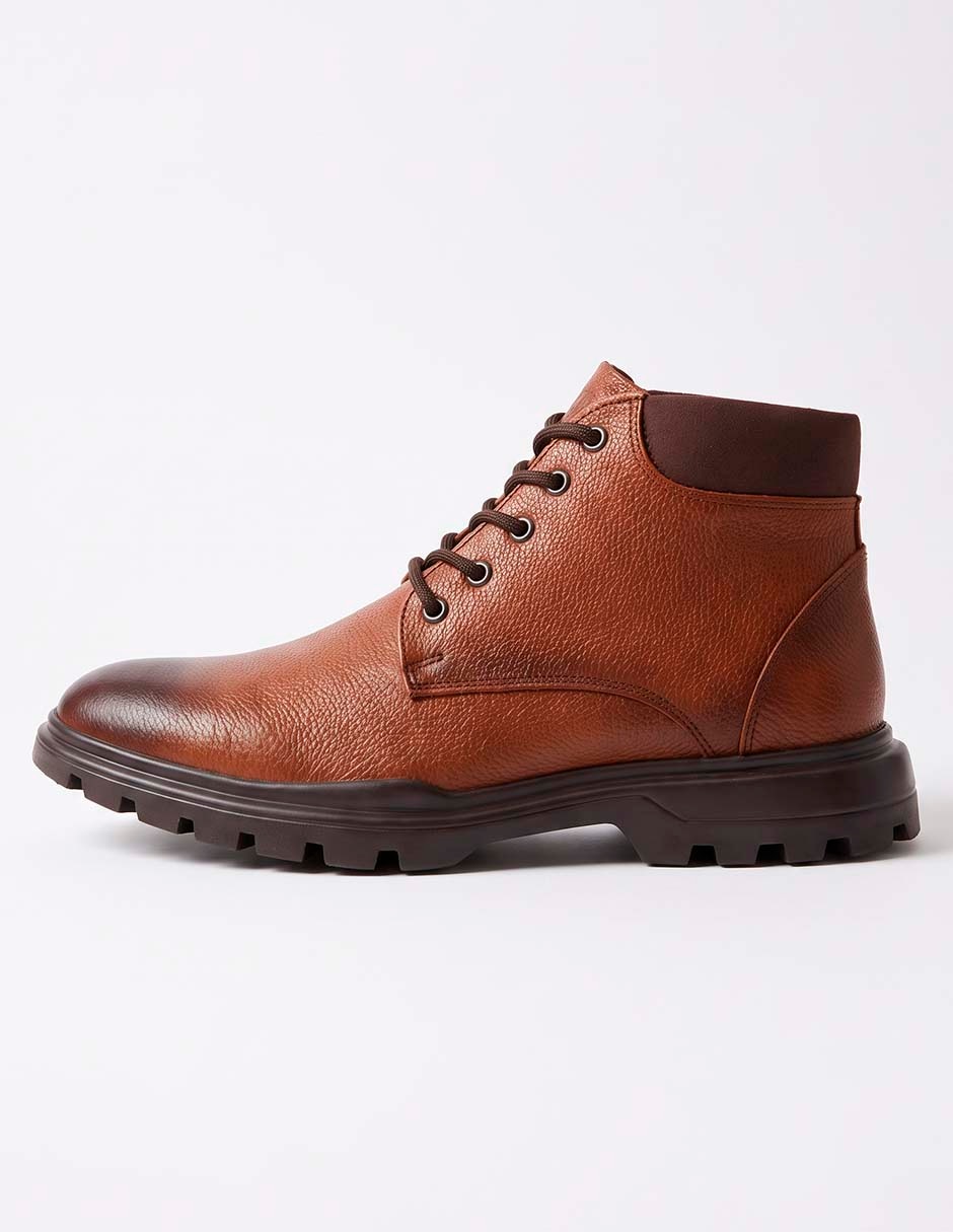 Bota de piel para hombre