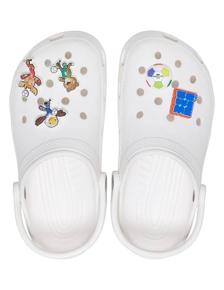 Set de jibbitz fifa 5 piezas crocs