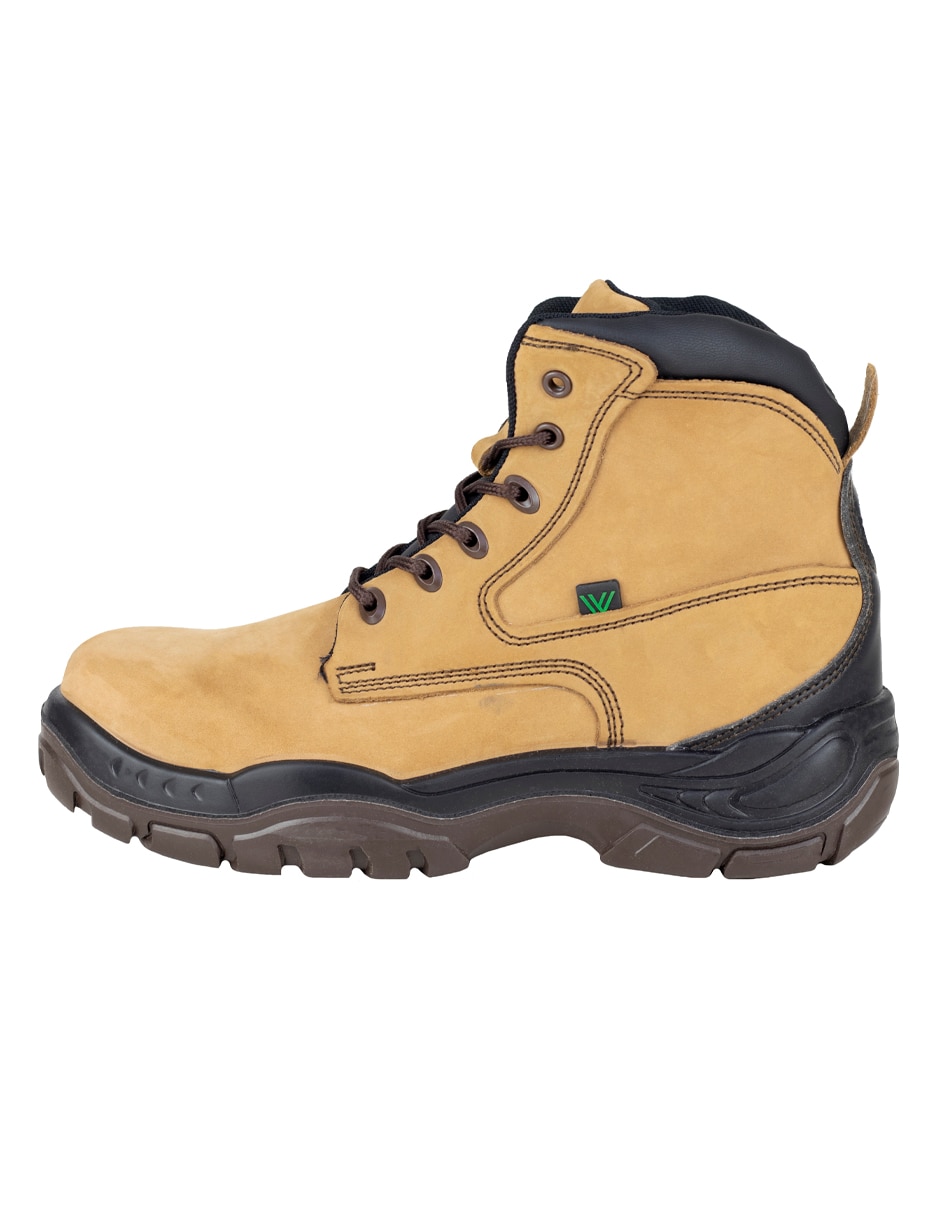 Bota industrial de piel
