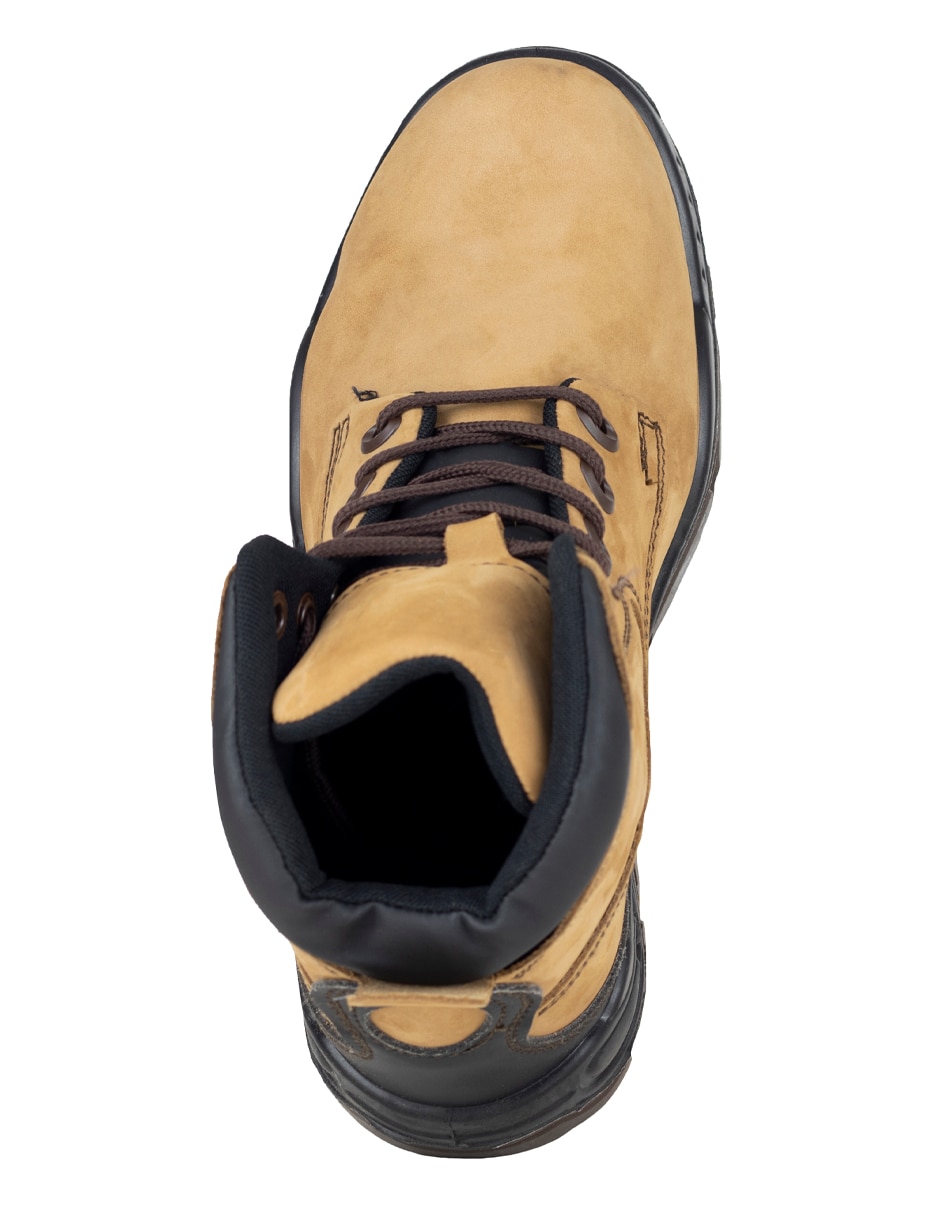 Bota industrial de piel