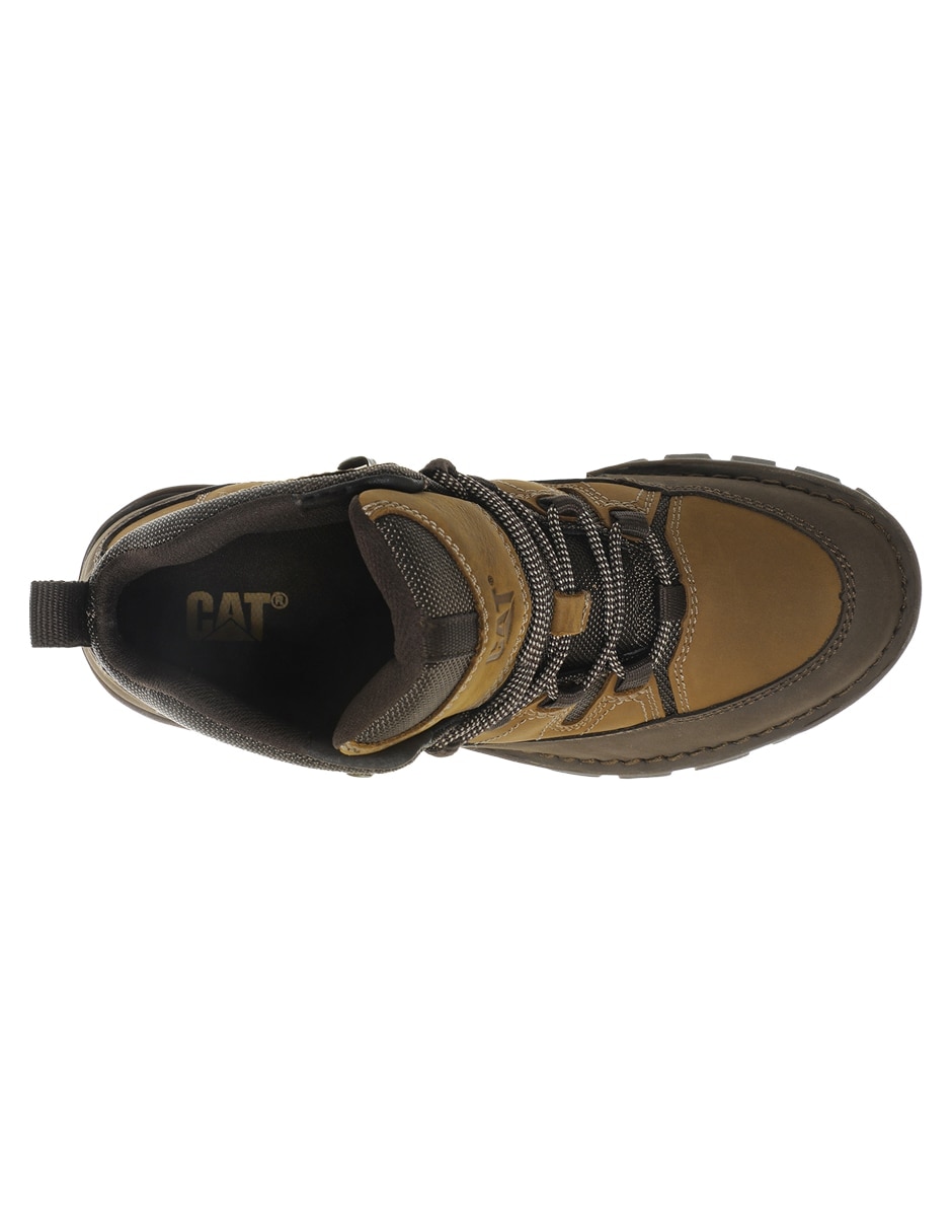 Bota caterpillar de piel para hombre