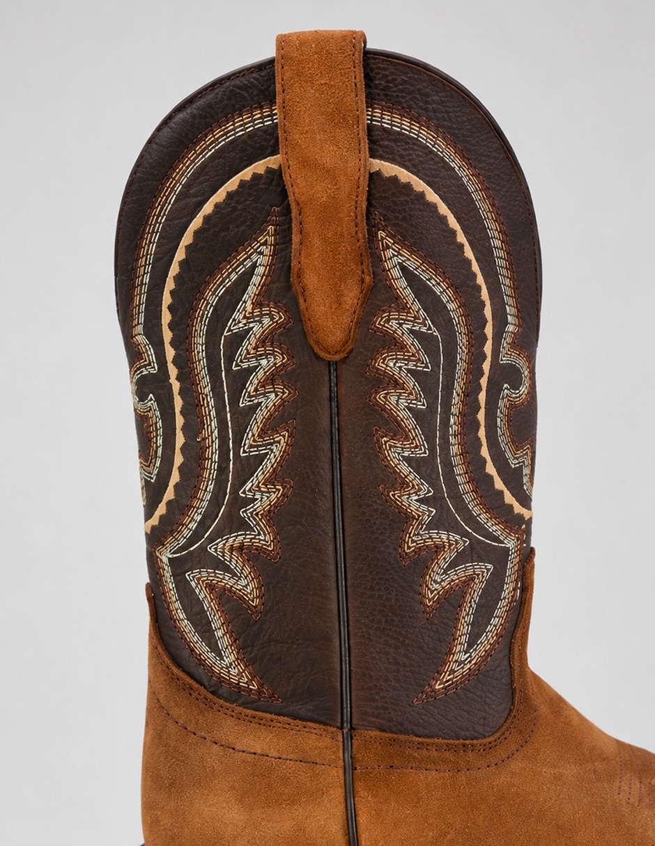 Bota Vaquera de piel para hombre 6
