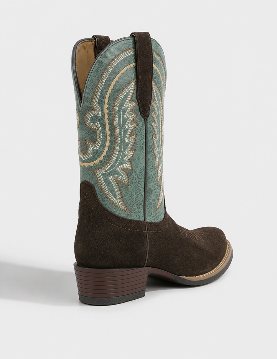 Bota Vaquera de piel para hombre 4