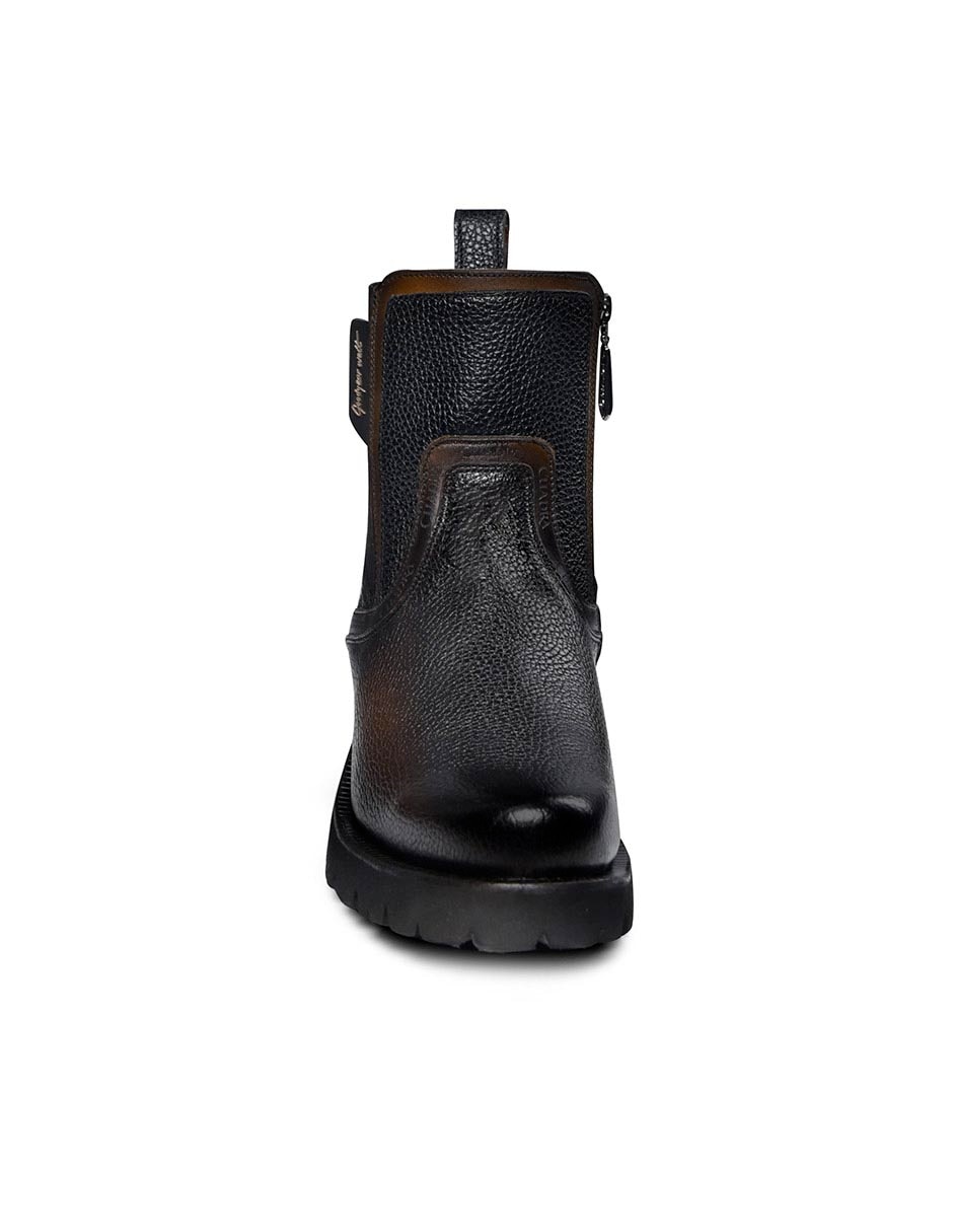 Botín de piel para hombre 2