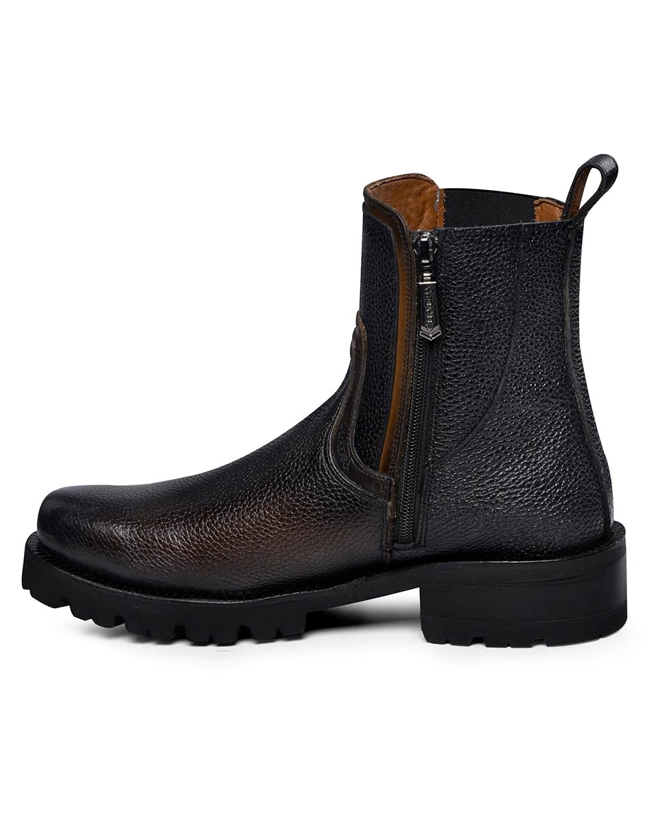 Botín de piel para hombre 4