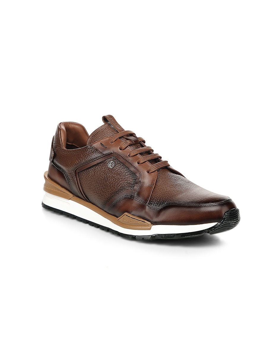 Tenis de piel para hombre