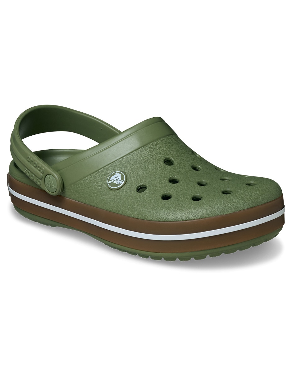 Sandalia Crocband Gum Clog para hombre 6