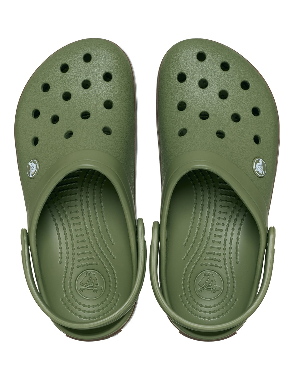 Sandalia Crocband Gum Clog para hombre 5