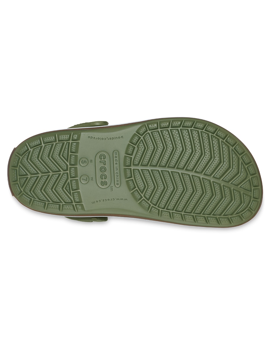 Sandalia Crocband Gum Clog para hombre 7