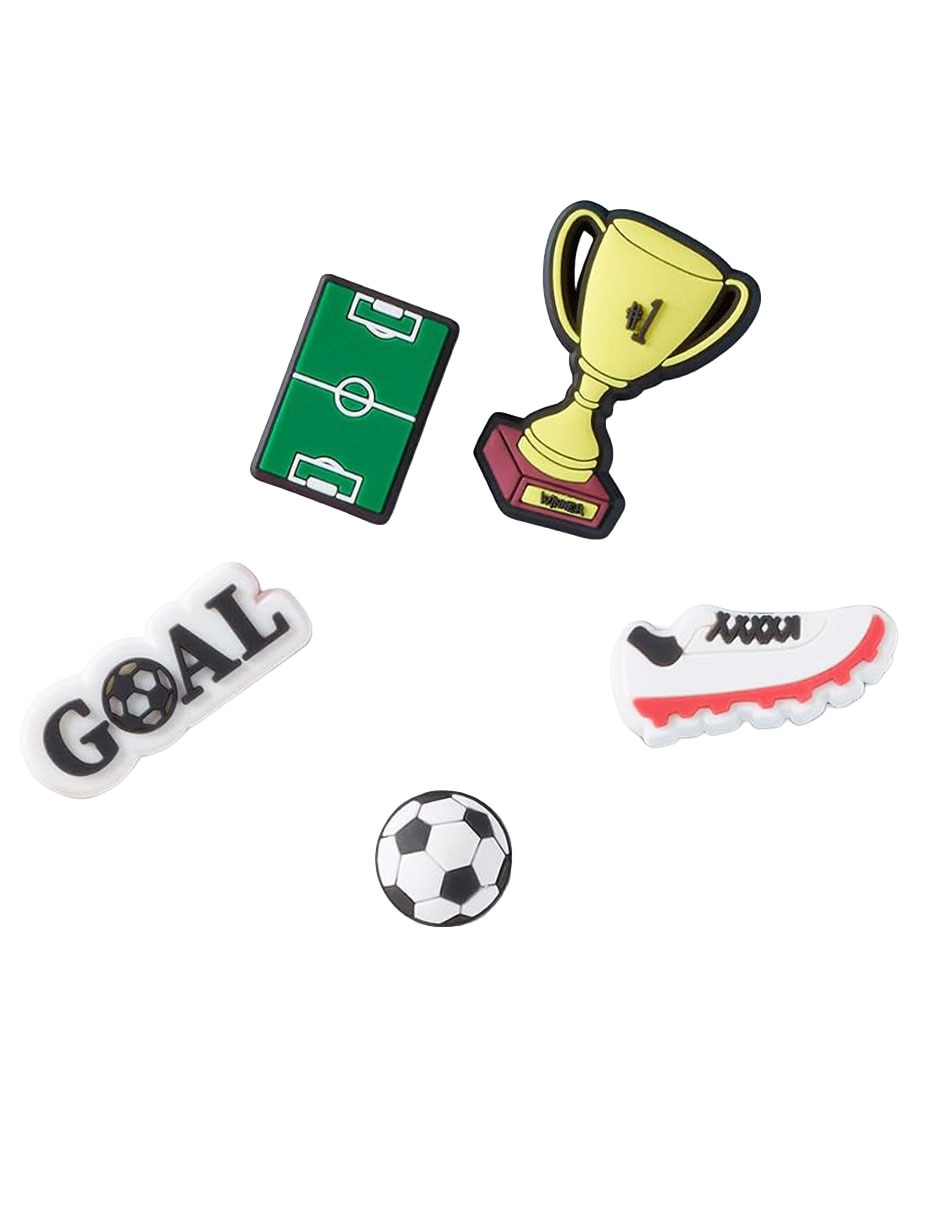 Goma jibbitz crocs soccer