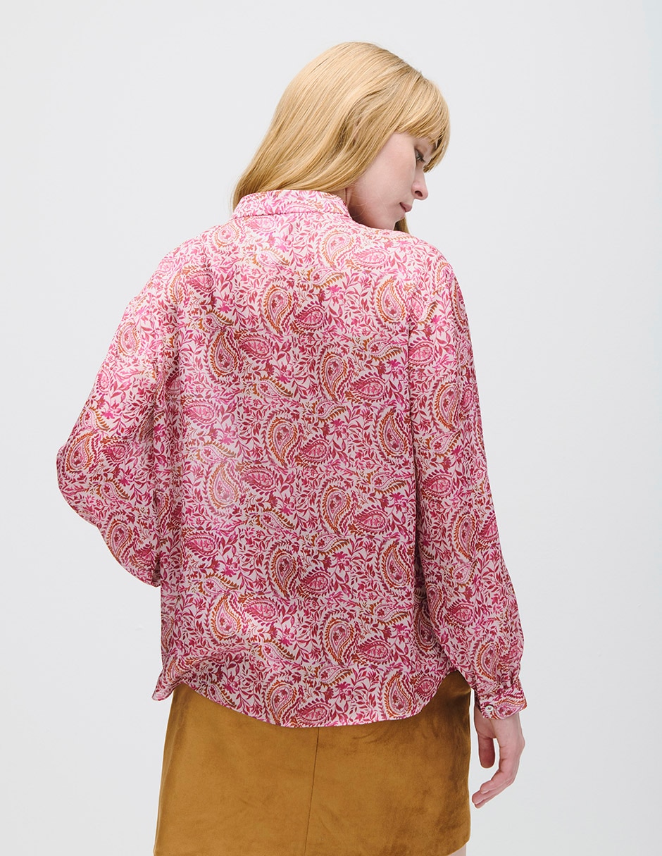 Blusa manga larga para mujer 4