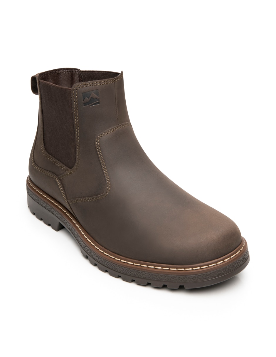 Botín casual de piel para hombre 4