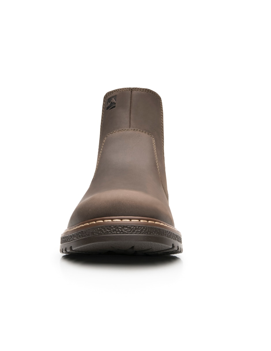 Botín casual de piel para hombre 5
