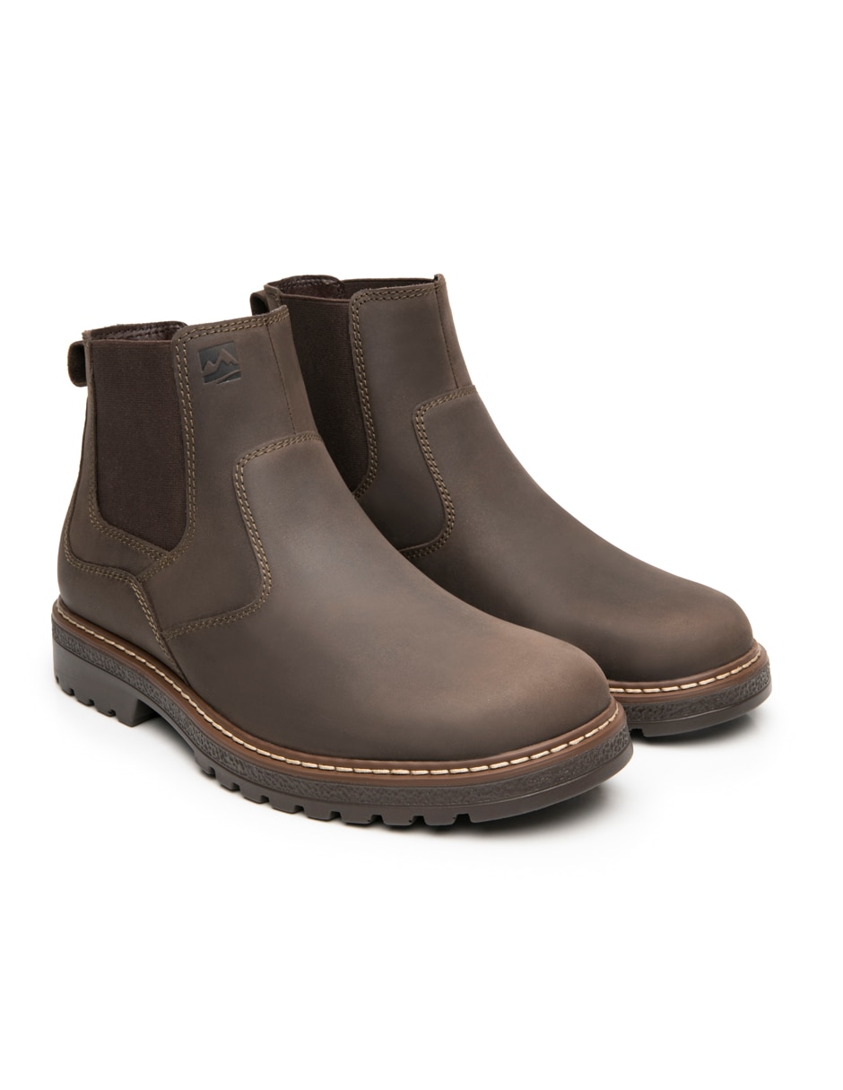 Botín casual de piel para hombre 6