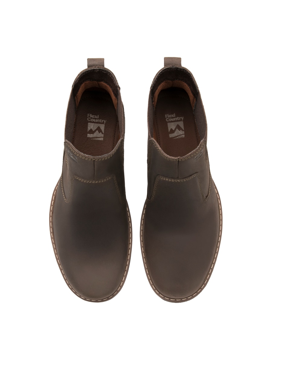 Botín casual de piel para hombre 8
