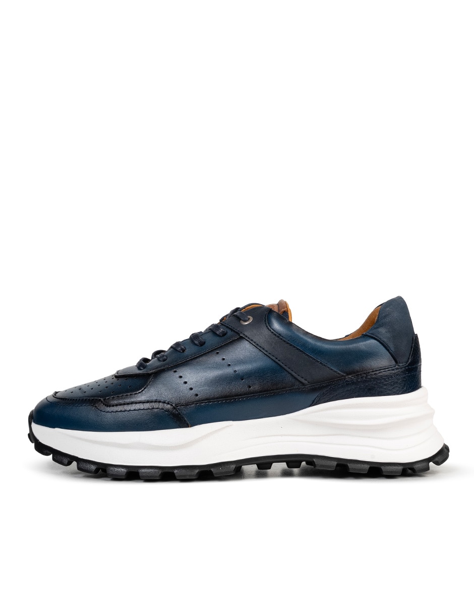 Tenis de piel alphine para hombre 4