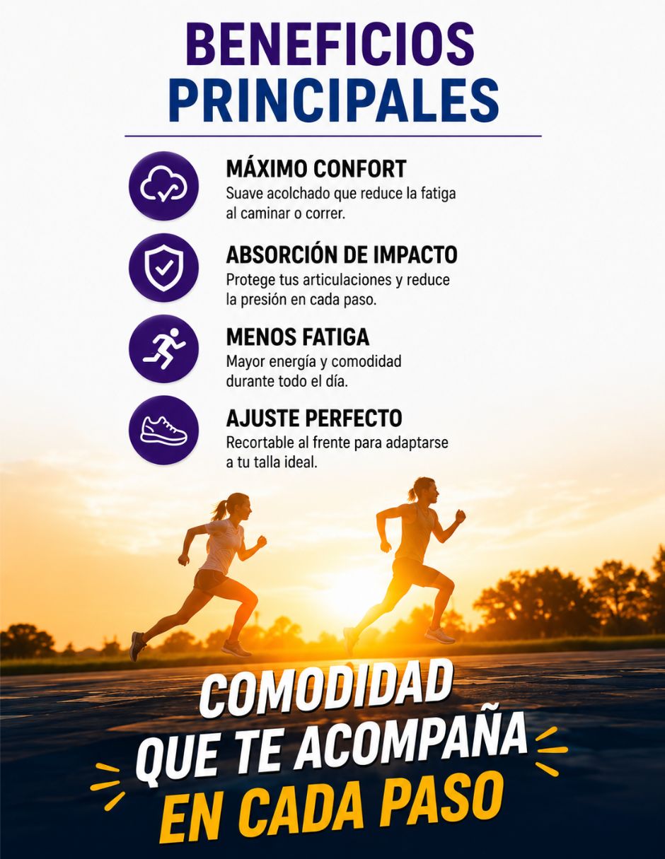 Plantilla deportiva confort star 5