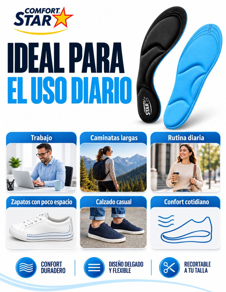 Plantilla confort star 3