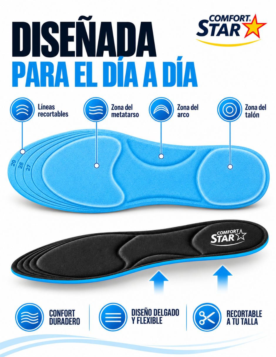 Plantilla confort star 2
