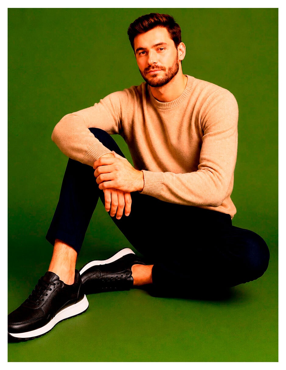 Tenis de piel para hombre 8