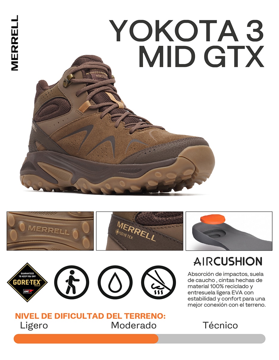 Tenis de piel Yokota 3 Mid Gtx para hombre 8
