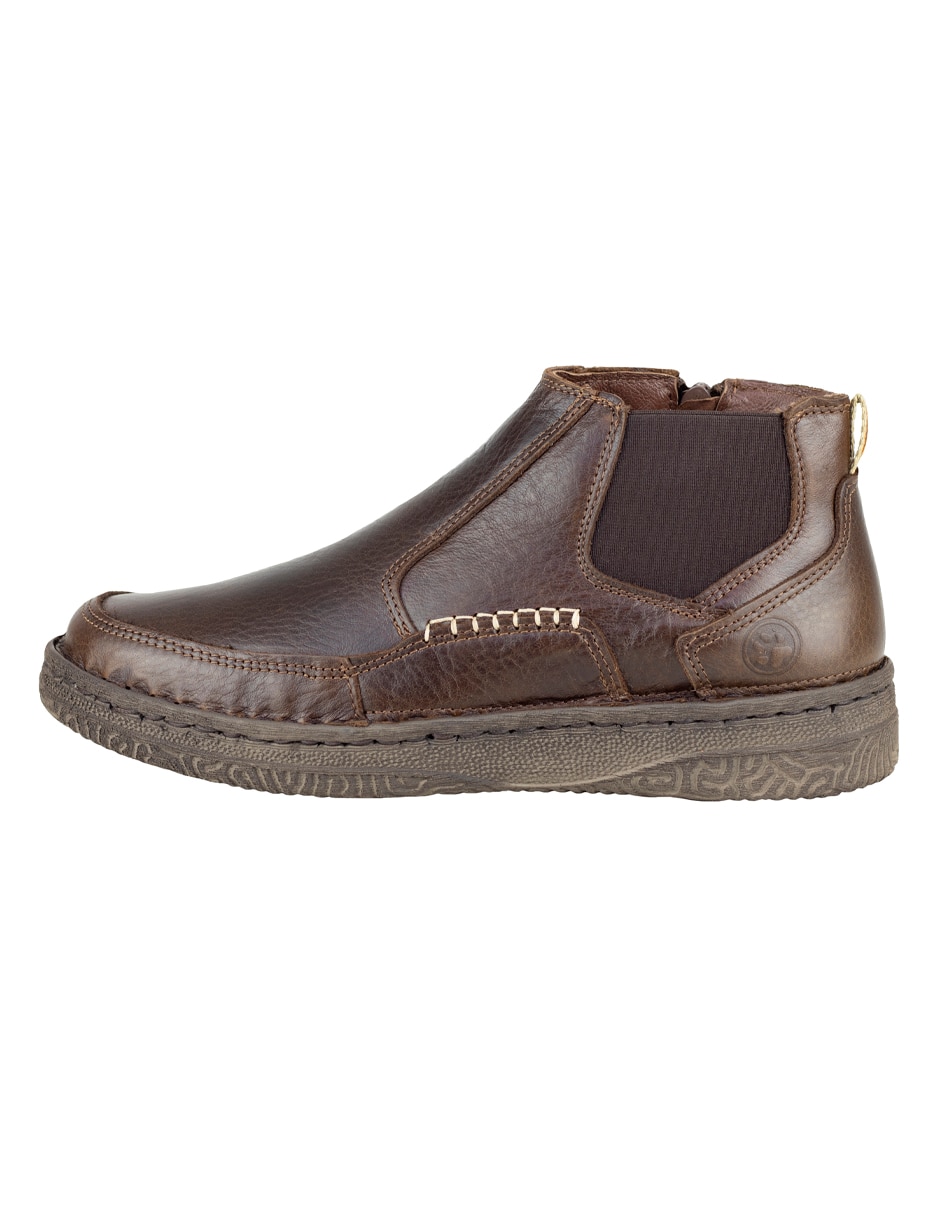 Bota de piel para hombre