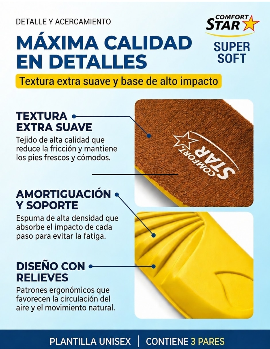 Plantilla confort
