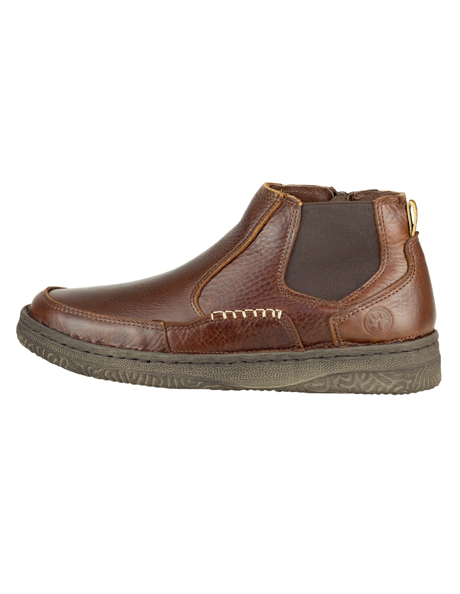 Bota de piel para hombre