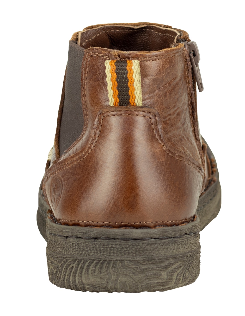 Bota de piel para hombre