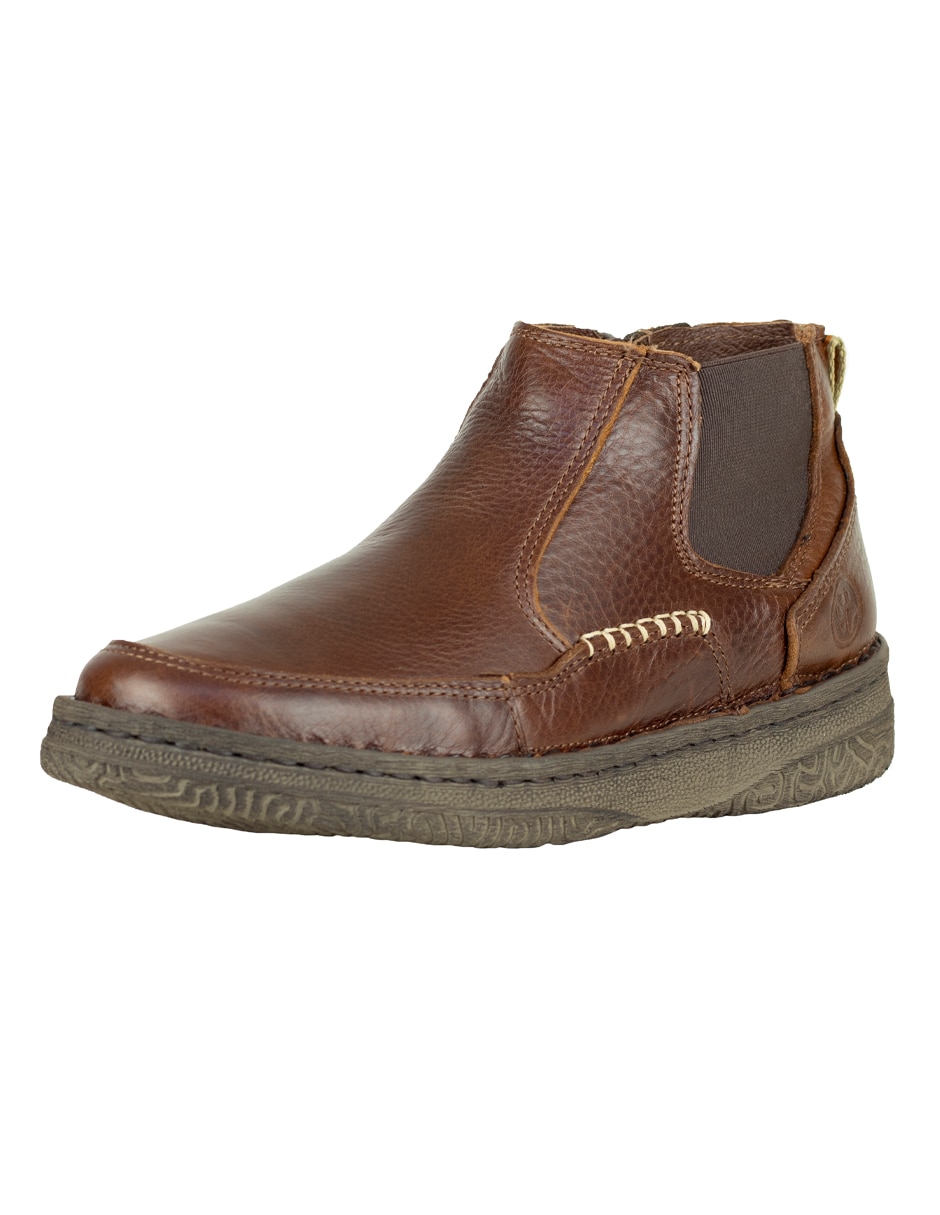 Bota de piel para hombre