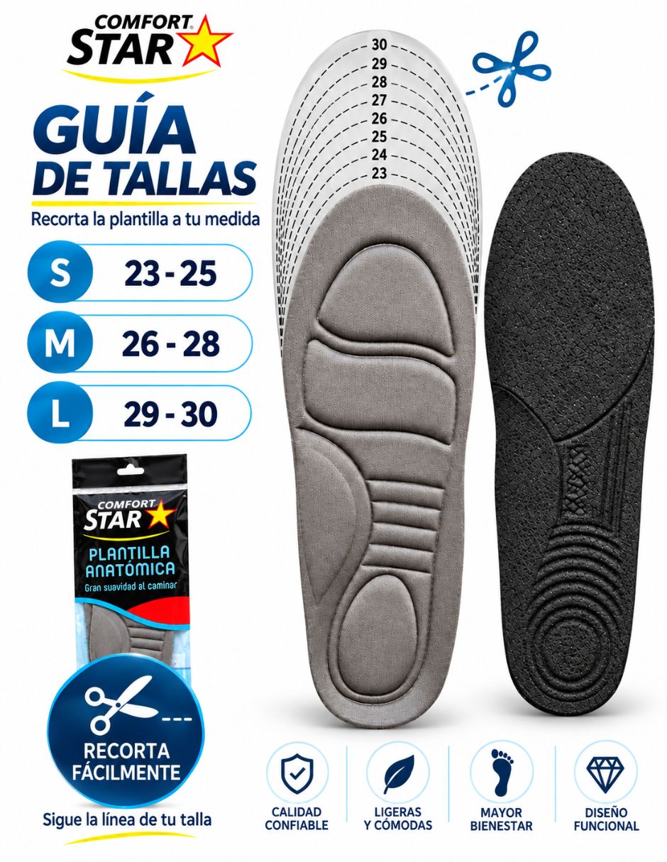 Plantilla comfort 6
