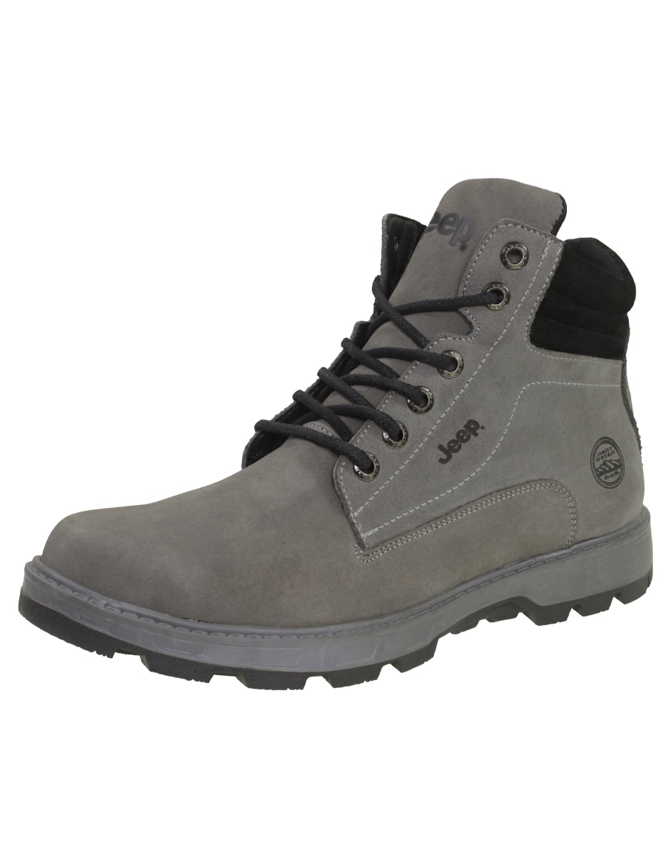 Bota jeep de piel para hombre