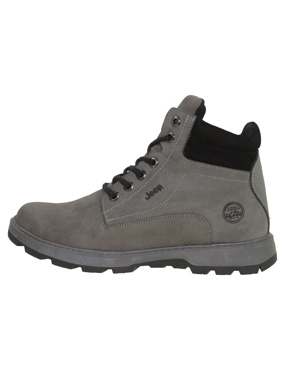 Bota jeep de piel para hombre