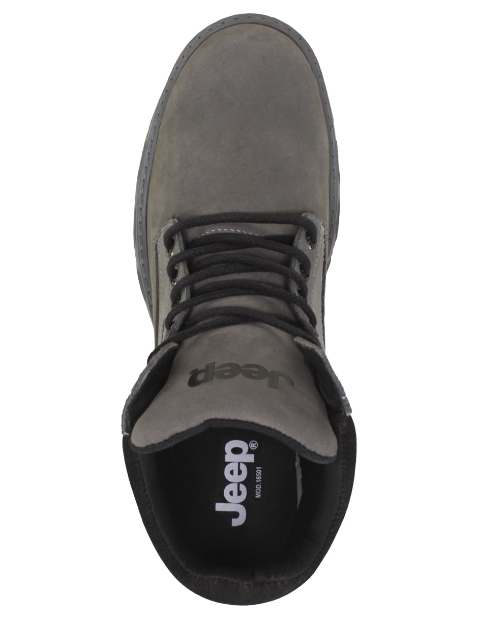 Bota jeep de piel para hombre