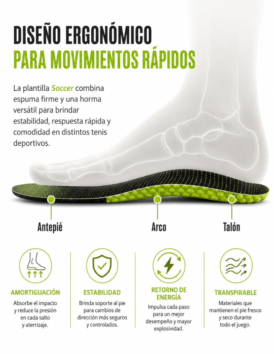 Plantilla deportiva Comfort Star
