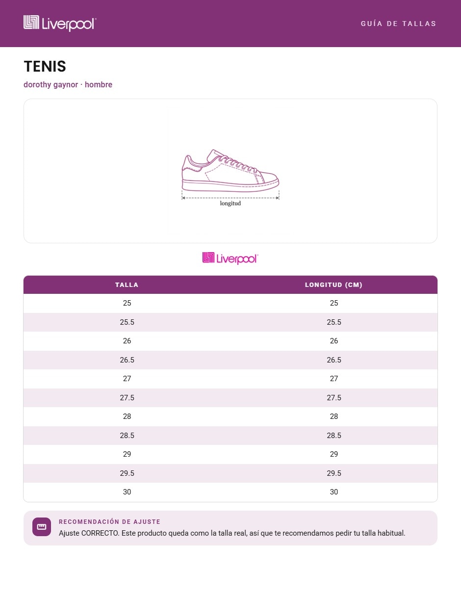 Tenis para hombre