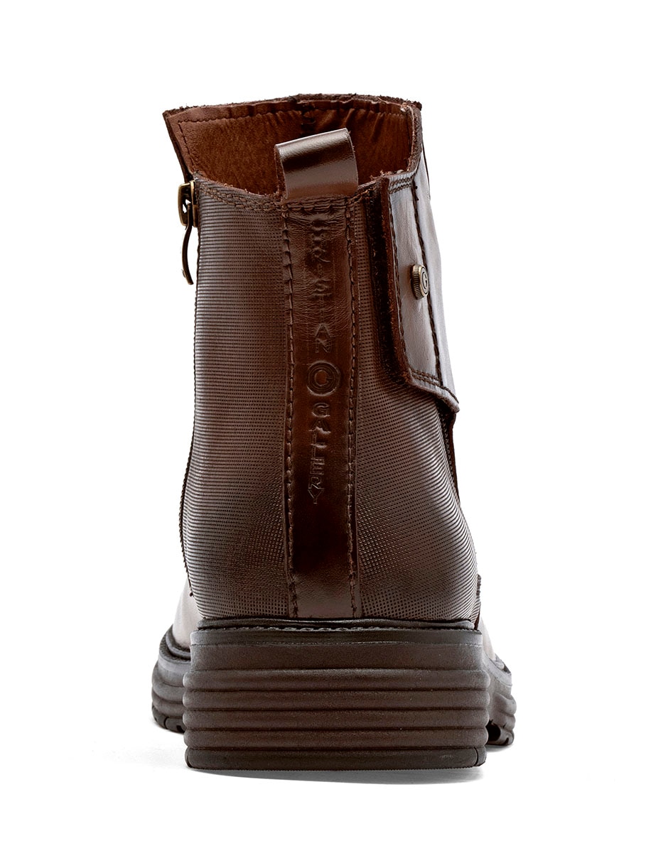Botín Oi26 de piel para hombre 3