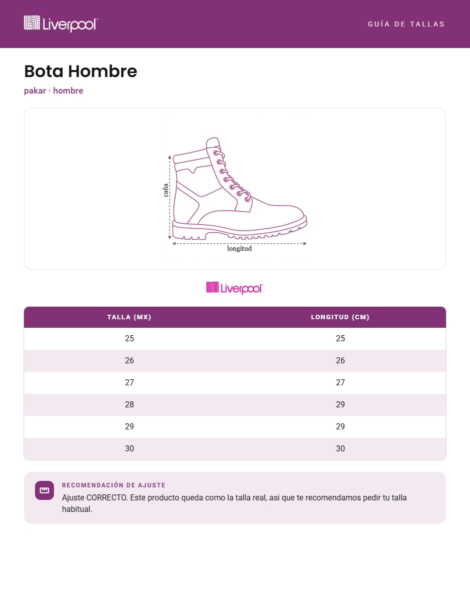 Bota ram de piel para hombre 6